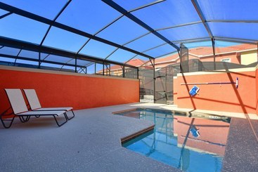 کلبه Paradise Palms 4 Bed Townhome W/splashpool3215pp