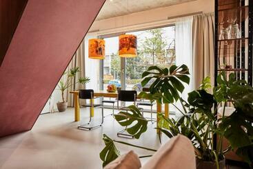 住宿加早餐  New Beautiful Design Studio In Amsterdam West
