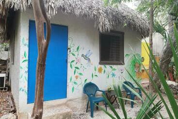 تختخواب و صبحانه Mayan Bungalow Near Chichén