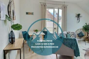 ツーリストアパートメント Blue Home By So Serenityhome Climatisation Parking Privé