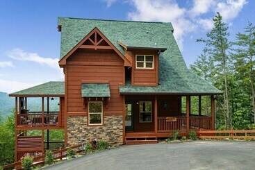 Сельский дом Sunset Vista   4 Bedrooms, 4 Baths, Sleeps 12 4 Cabin By Redawning