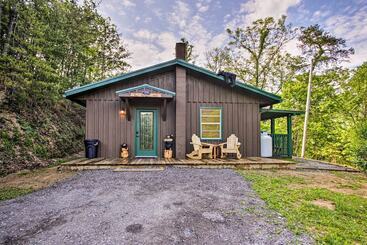 별장 Secluded Cabin W/ Hot Tub, 3 Mi To Pigeon Forge!