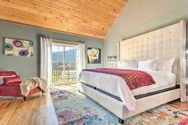コテージ Asheville Retreat W/ Game Room & Mountain Views!