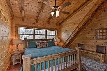コテージ Elevated Cabin Bordering Smoky Mountain Nat L Park