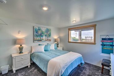 بيت ريفى Coastal Retreat: Deck, Ocean Views + Walk To Beach