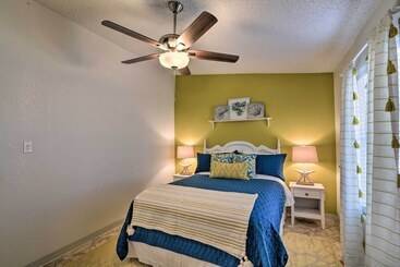 کلبه Galveston Beachfront House W/ Deck & Ocean Views!