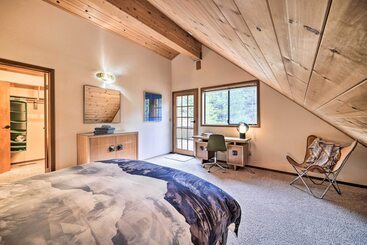 بيت ريفى 12 Mi To Boreal Mountain: Truckee Log Cabin