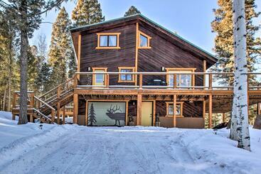 کلبه Angel Fire Cabin W/ Game Room ~ 4 Mi To Ski Resort