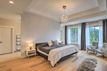 コテージ Luxe Asheville Home W/ Stunning Mountain Views!