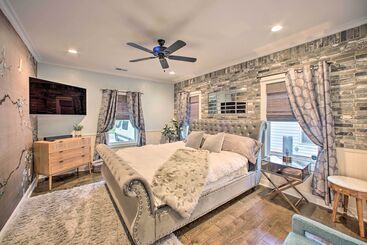 کلبه 2 Mi To Downtown: Luxe Greenville Retreat!