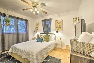 茅舍 Renovated Eureka Springs Home   1 Mi To Downtown!