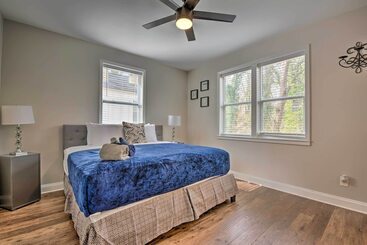 کلبه Chic Atlanta Home < 4 Mi To Mercedes Benz Stadium!