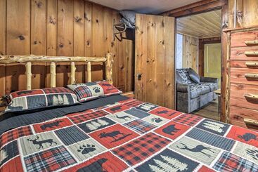 コテージ Lakefront Minocqua Cabin W/ Dock & Fire Pit!