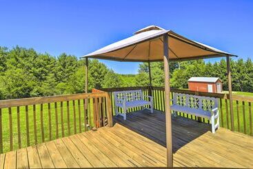 茅舍 Hiwassee Home W/ Mtn + Sunset Views   Dog Ok!