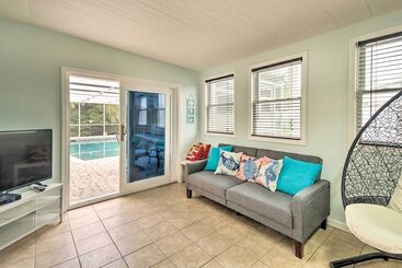 بيت ريفى Home W/ Dock, Pool, Kayaks: Walk To Palma Sola Bay