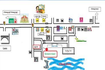 בית מלון כפרי Chiangkhong Green River