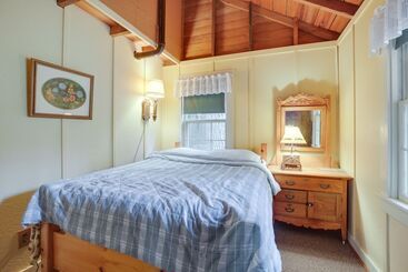 کلبه Lakefront Rhinelander Cabin W/ Boat Dock!