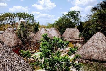 فندق Y Museo Aldea Maya Toktli Orígenes   Casa Maya Toh   Alberca, Wifi Starlink, Tour Museo