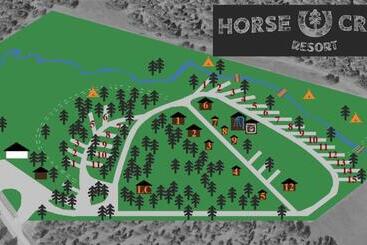هاستل Cabin 8 At Horse Creek Resort