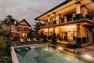 ベッドアンドブレックファースト Ubud Shanti Rice Field House By Supala