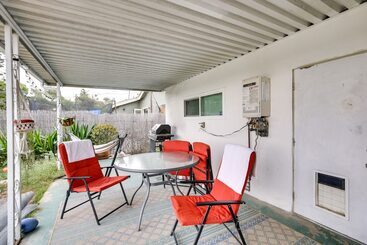 کلبه Spacious Home W/ Yard ~ 7 Mi To Dtwm San Diego!