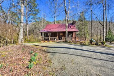 별장 Creekside Cabin In The Blue Ridge Mountains!