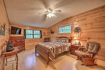별장 Woodsy Bear A Dise W/ Hot Tub ~ 1 Mile To Lake
