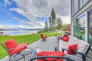 Сельский дом Beachfront Sagle Retreat W/ Boat Dock & Lift