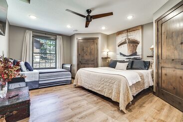 بيت ريفى Fire Pit + Dock: Lakefront Cabin In Zimmerman!