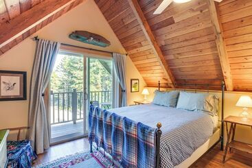 茅舍 Cozy Acadia Area Cabin, Walk To Beach & Lighthouse