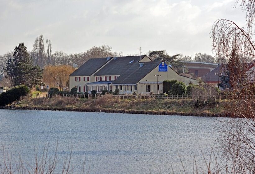 בית מלון כפרי Logis Hôtel Des Lacs Paris Sud