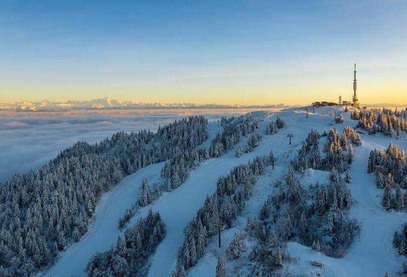 ホテル Chalet Hôtel La Mainaz Restaurant & Resort