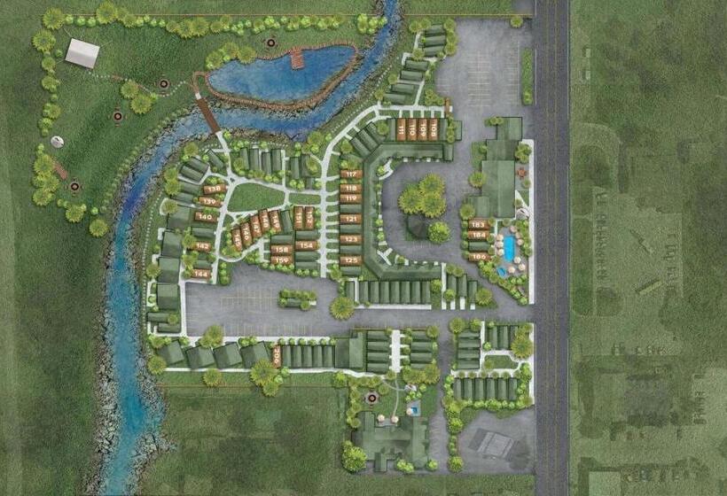 בית מלון כפרי Rustic Inn Creekside