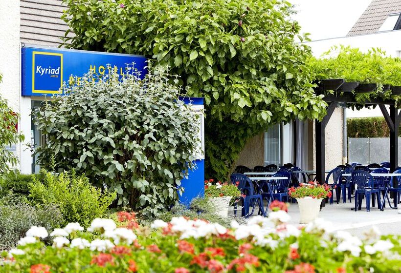 Отель Hôtel Restaurant Kyriad Mulhouse Nord Illzach