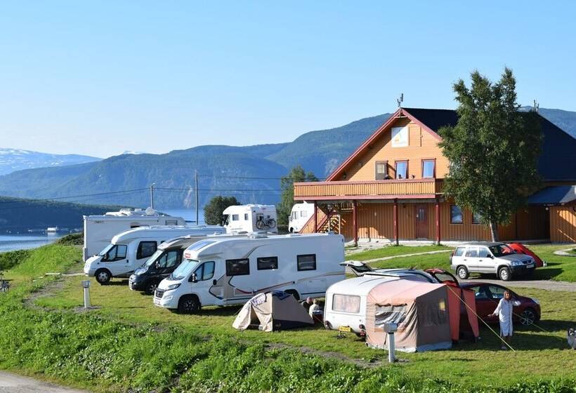 فندق صغير Lundhøgda Camping Og Motell