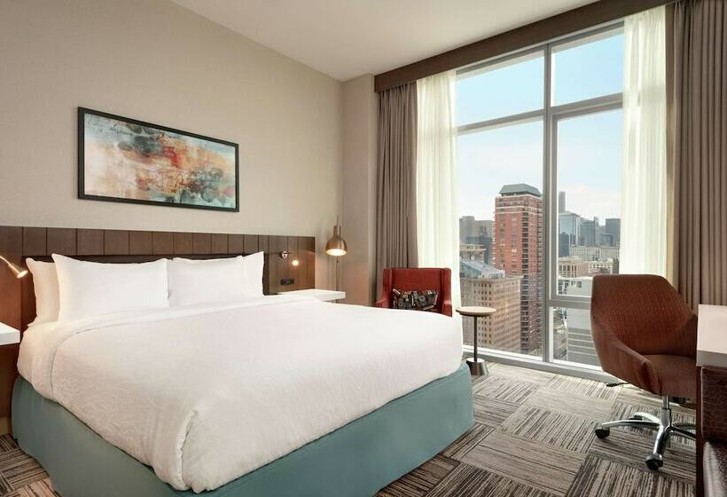 בית מלון כפרי Hilton Garden Inn Chicago Downtown South Loop