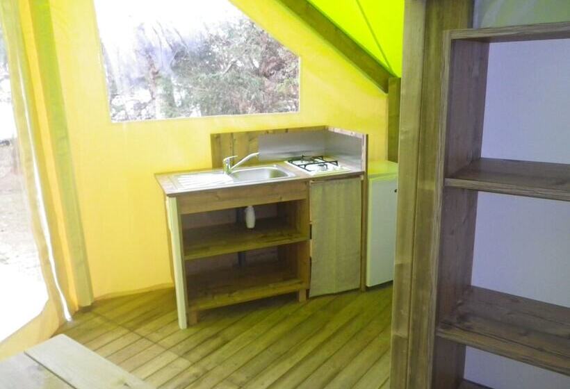 酒店 Camping Les Poutiroux   Tente Lodge