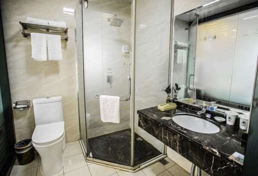 호텔 Greentree Inn Huaian River Xiagu Town Express