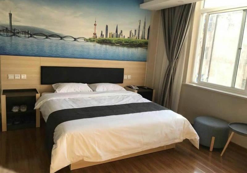 בית מלון כפרי Thank Inn Plus  Shandong Zaozhuang City Shizhong District Zhongtian Pedestrian Street