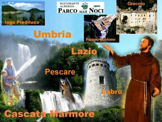 호텔 Albergo Ristoranteparco Alle Nocitra La Cascata Delle Marmore,labro E Valle Santa Di S Francesco