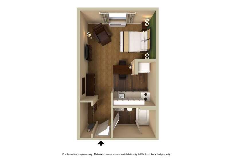 בית מלון כפרי Suburban Studios Macon North