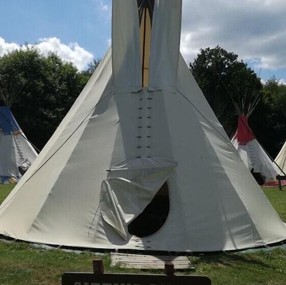 פנסיון Le Ranch De Calamity Jane Tipis D Hôtes