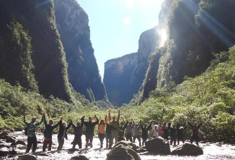بنسيون Ecohostel Dos Canyons Santa Catarina