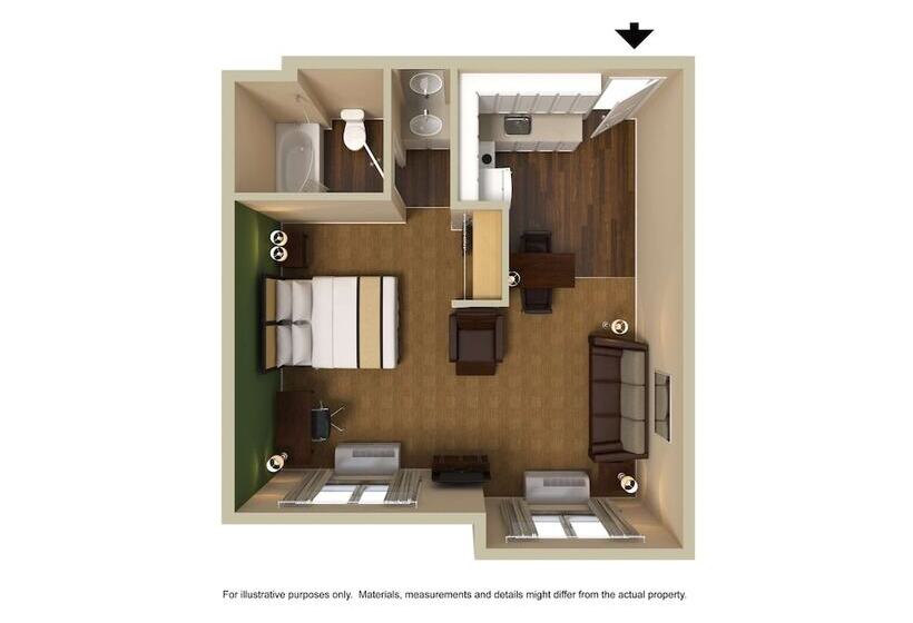 ホテル Extended Stay America Suites  Dallas  Las Colinas  Green Park Dr