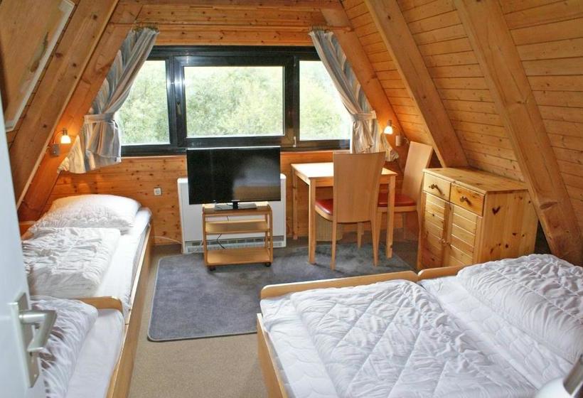 אתר נופש Zeltdachhaus Mit Tv Im Schlafzimme