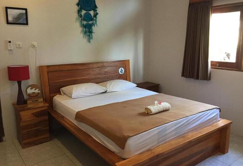 펜션 Medewi Secret Surfcamp