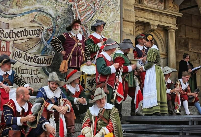 בית מלון כפרי Rappen Rothenburg Ob Der Tauber