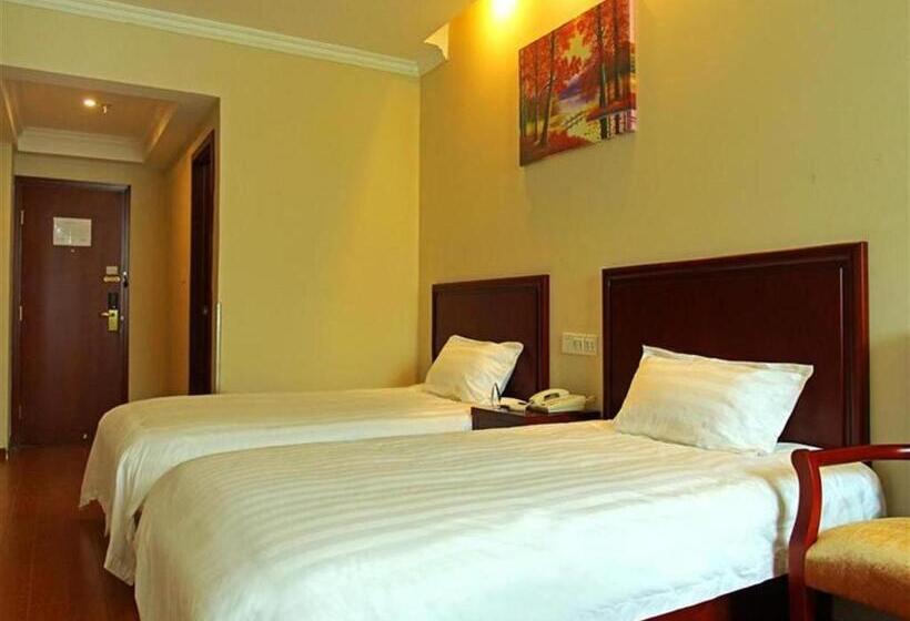 בית מלון כפרי Greentree Inn Shandong Laiwu West Laiwu Road Express