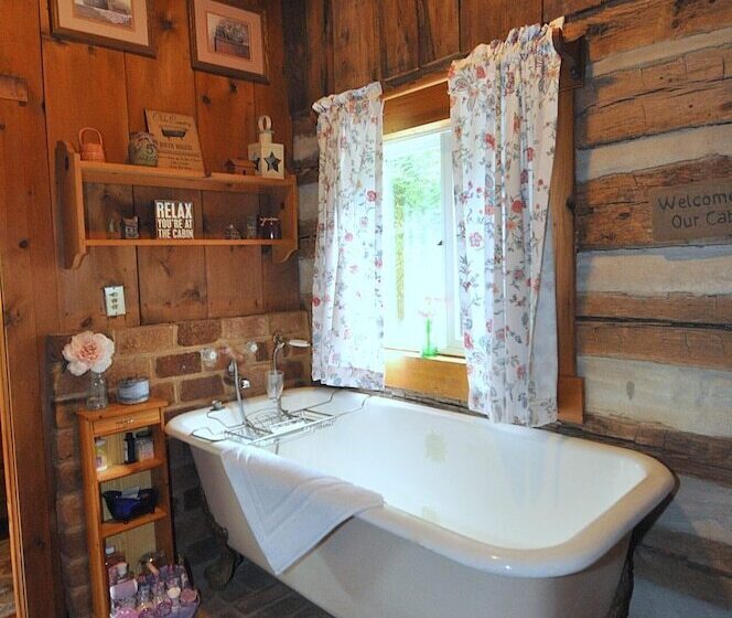 Pondview Cabin   Log Cabin Retreat