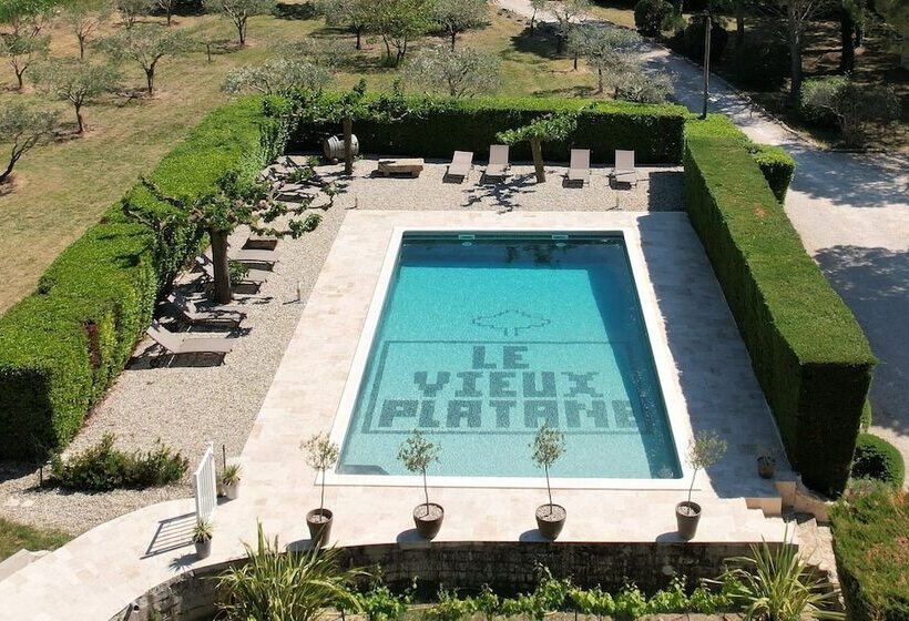 مبيت وإفطار Le Vieux Platane